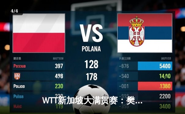 WTT新加坡大满贯赛：樊振东逆转张本智和，国乒包揽男女单打冠军 - 4